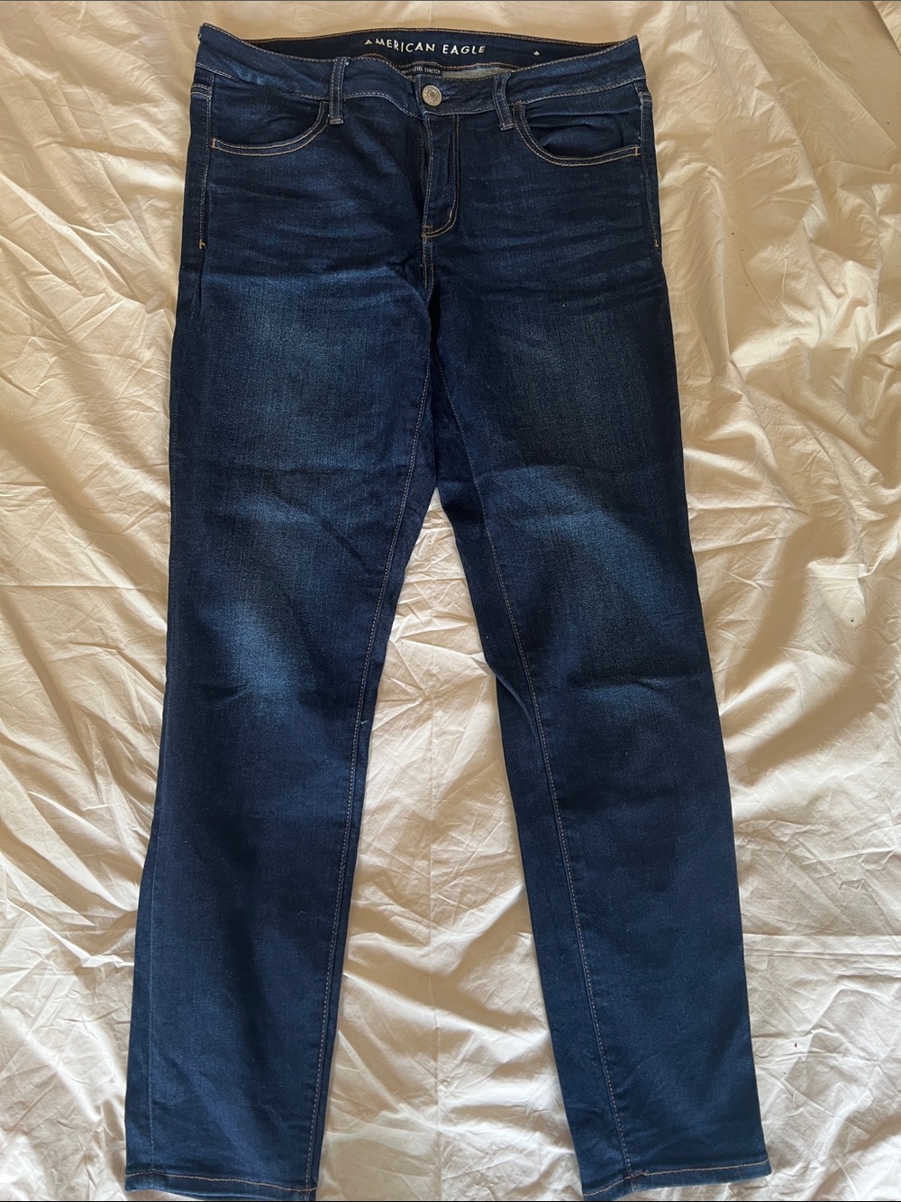 American Eagle Outfitters Dark Indigo Skinny Jeans Size 12